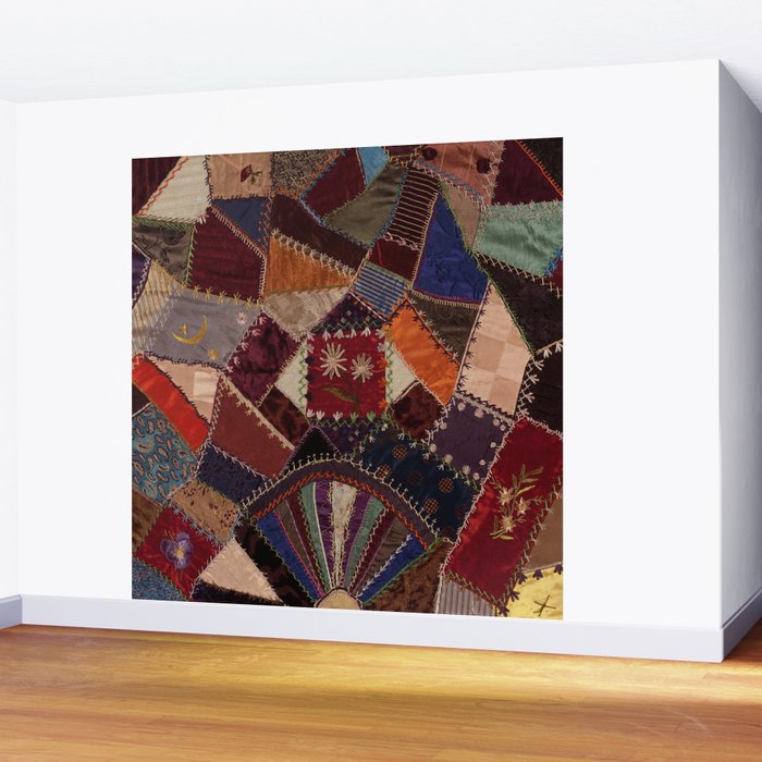 Vintage Bohemian Patchwork Wall Mural Gallery Image 2
