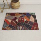Vintage Bohemian Patchwork Rug Gallery Image 1