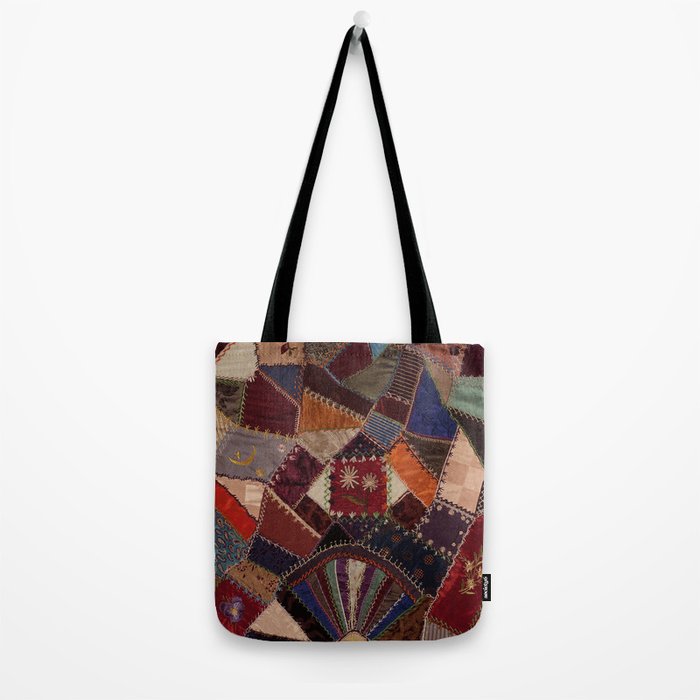 Vintage Bohemian Patchwork Tote Bag Gallery Image 2