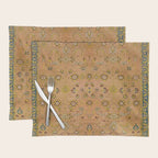 Persian Heritage Rug Design in Warm Earth Tones Placemat Gallery Image 1