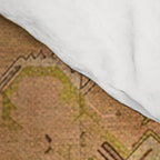 Persian Heritage Rug Design in Warm Earth Tones Comforter Gallery Image 4