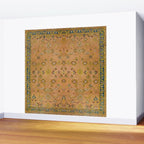 Persian Heritage Rug Design in Warm Earth Tones Wall Mural Gallery Image 2