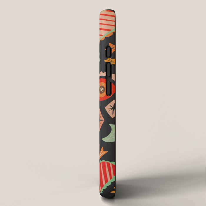 Sacred heart symbols & stars | Fall colors iPhone Case Gallery Image 2