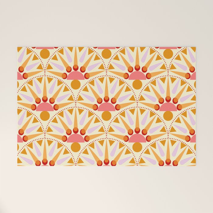 Stareburst Scallop Welcome Mat Gallery Image 1