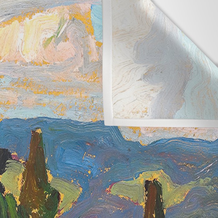 Canadian Landscape Franklin Carmichael Art Nouveau Post-Impressionism Wall Tapestry Gallery Image 3