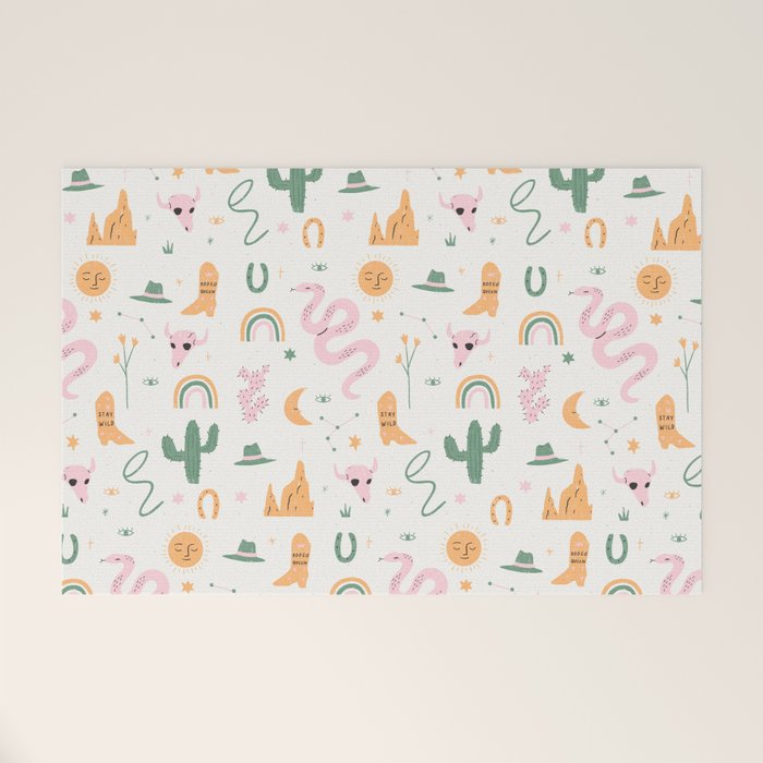 Wild West Pattern Welcome Mat Gallery Image 1