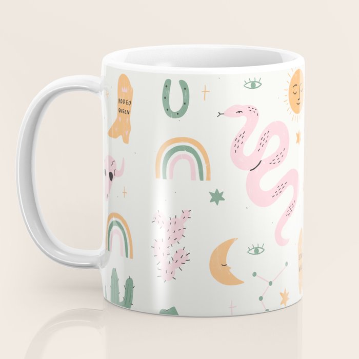 Wild West Pattern Coffee Mug Gallery Image 3