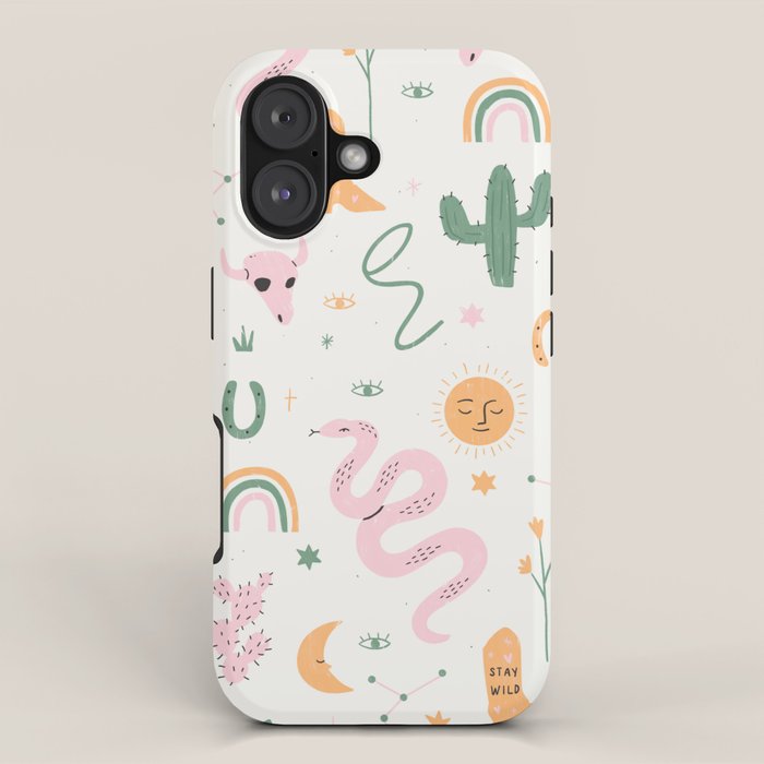 Wild West Pattern iPhone Case Gallery Image 1