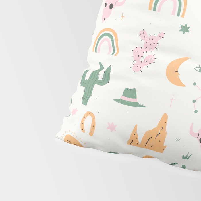 Wild West Pattern Pillow Sham Gallery Image 4