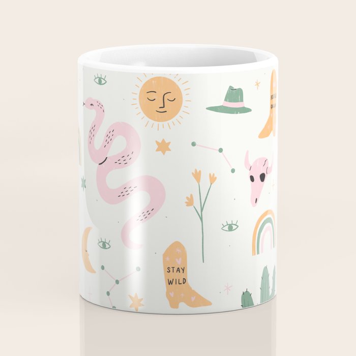 Wild West Pattern Coffee Mug Gallery Image 4