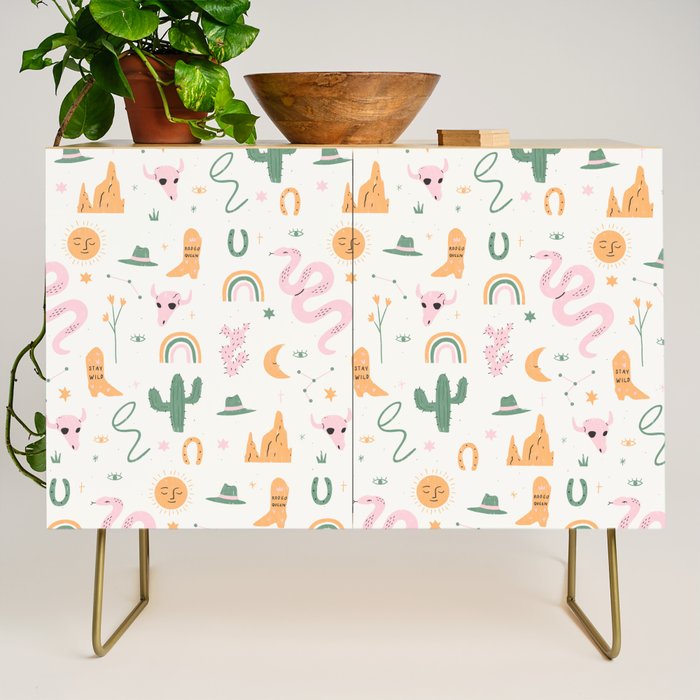 Wild West Pattern Credenza Gallery Image 1