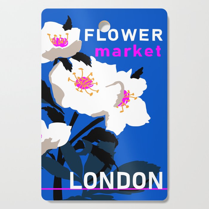 Flower Market London Cutting Board Gallery Image 1