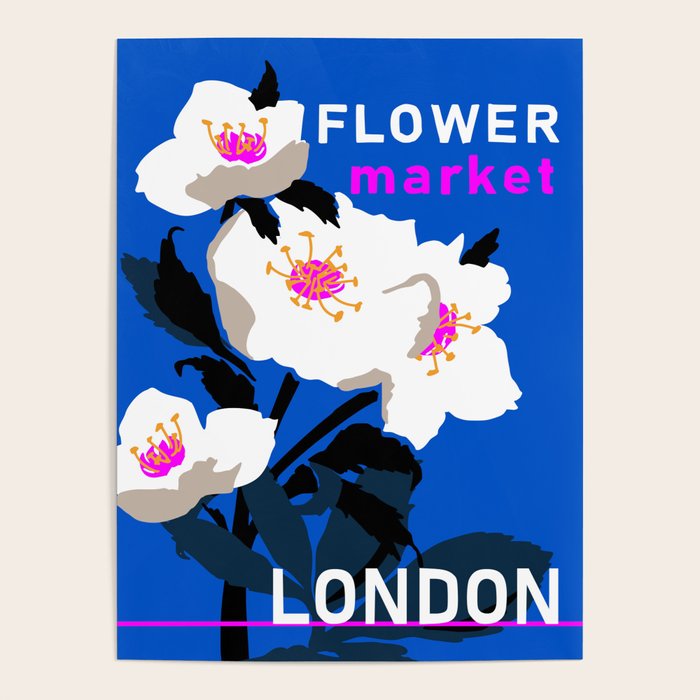 Flower Market London Poster Gallery Image 1