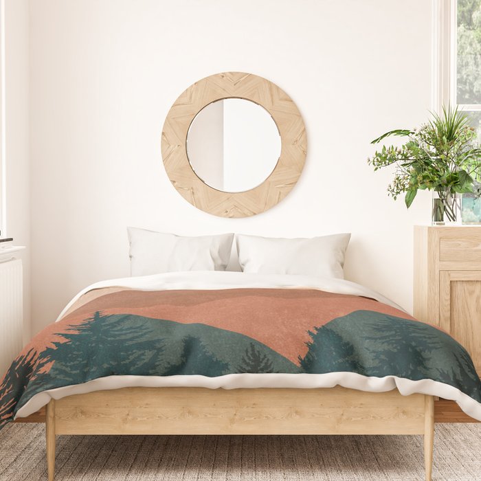 Sunset 01 Duvet Cover Gallery Image 3