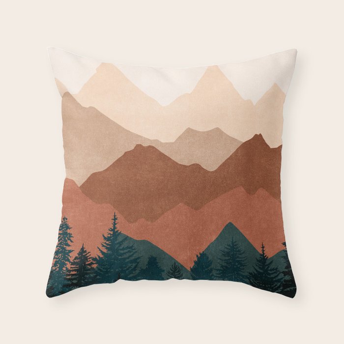 Sunset 01 Throw Pillow Gallery Image 6