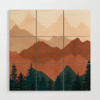 Sunset 01 Wood Wall Art Gallery Image 1