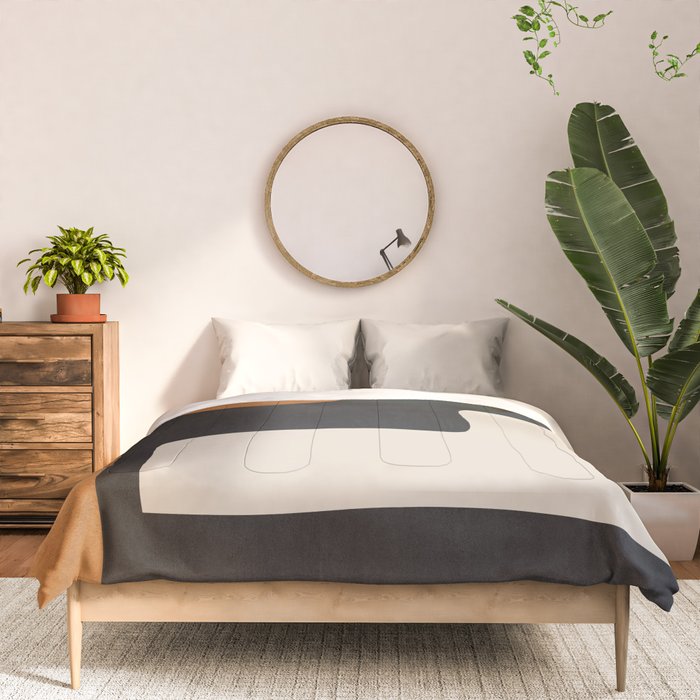 Abstract Minimal Shapes 128 Comforter Gallery Image 3