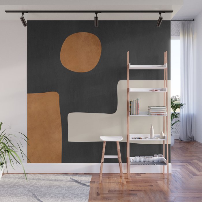 Abstract Minimal Shapes 128 Wall Mural Gallery Image 1