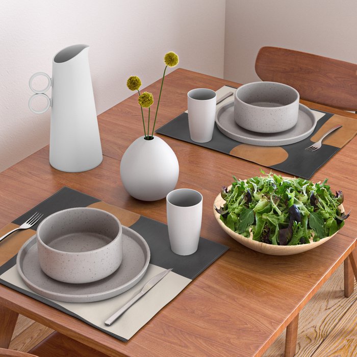Abstract Minimal Shapes 128 Placemat Gallery Image 2