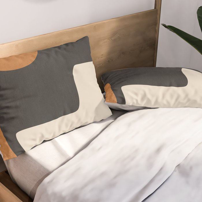 Abstract Minimal Shapes 128 Pillow Sham Gallery Image 2