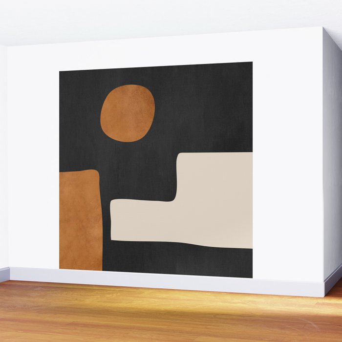 Abstract Minimal Shapes 128 Wall Mural Gallery Image 2