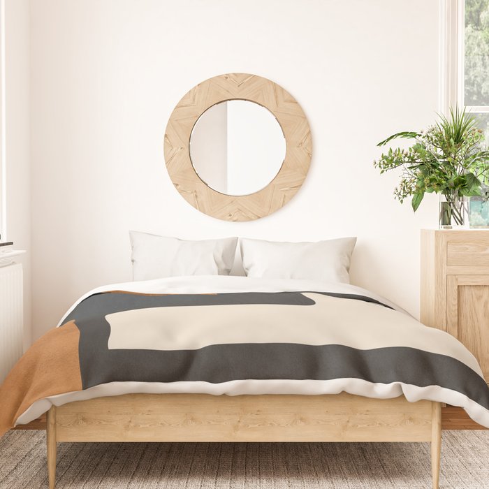 Abstract Minimal Shapes 128 Duvet Cover Gallery Image 3