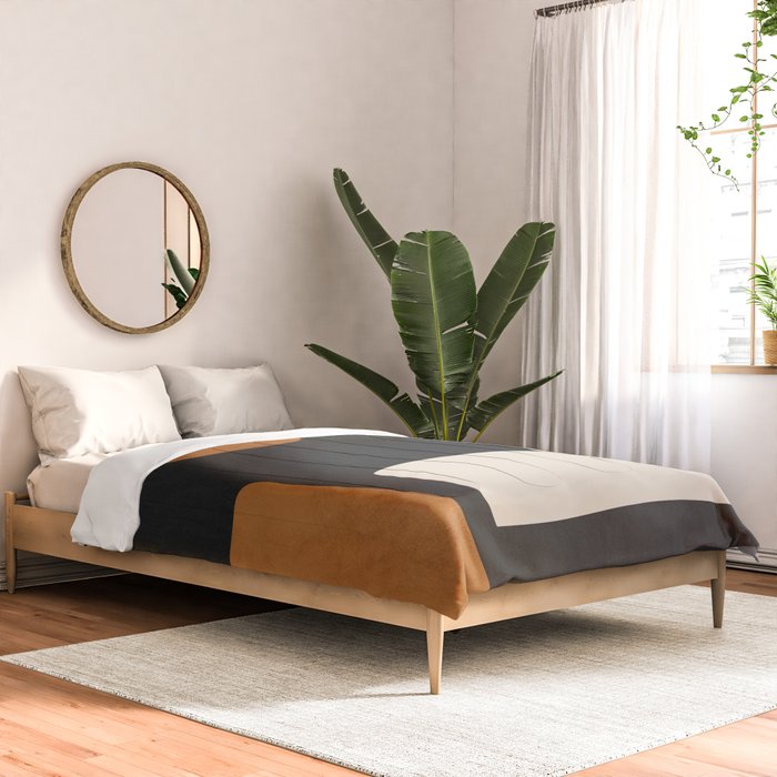 Abstract Minimal Shapes 128 Comforter Gallery Image 2