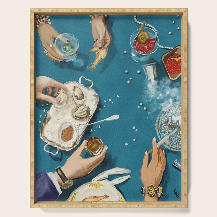 Luxury dinner Serving Tray Gallery Image 1