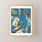 Luxury dinner Mini Art Print Gallery Image 1