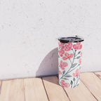 Cherry Blossoms - Pink & Black Palette Travel Mug Gallery Image 4