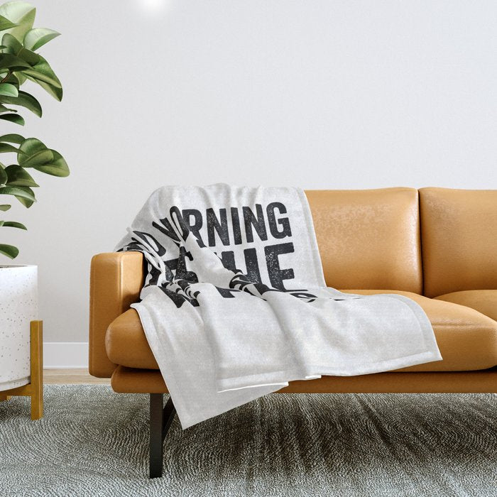 Good morning I see the assassins have failed Throw Blanket Gallery Image 1
