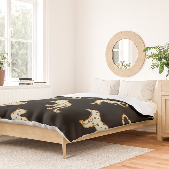 Leopard at Night Duvet Cover Gallery Image 2