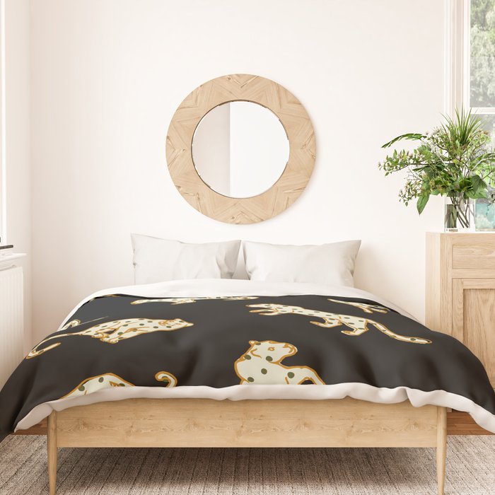 Leopard at Night Duvet Cover Gallery Image 3