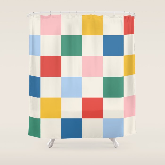 Check mate - primary Shower Curtain Gallery Image 1