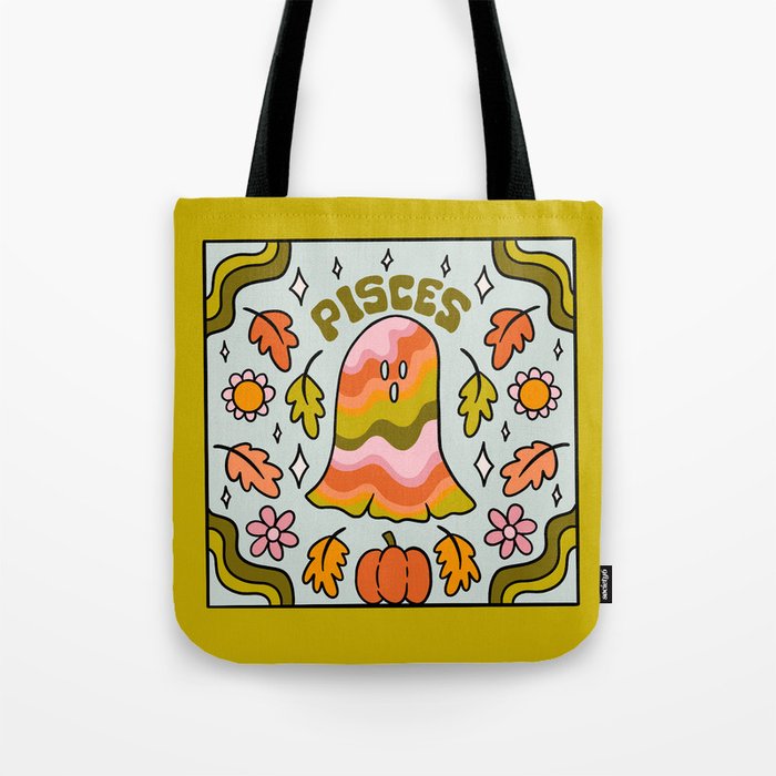 Pisces Ghost Tote Bag Gallery Image 1