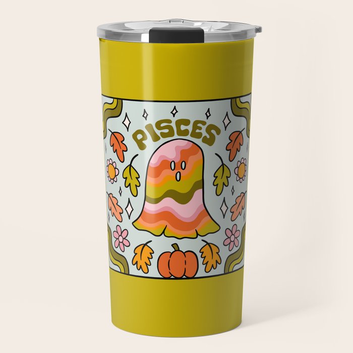 Pisces Ghost Travel Mug Gallery Image 1