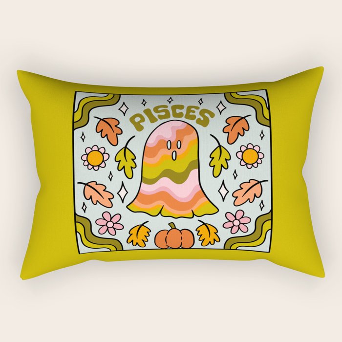 Pisces Ghost Rectangular Pillow Gallery Image 1