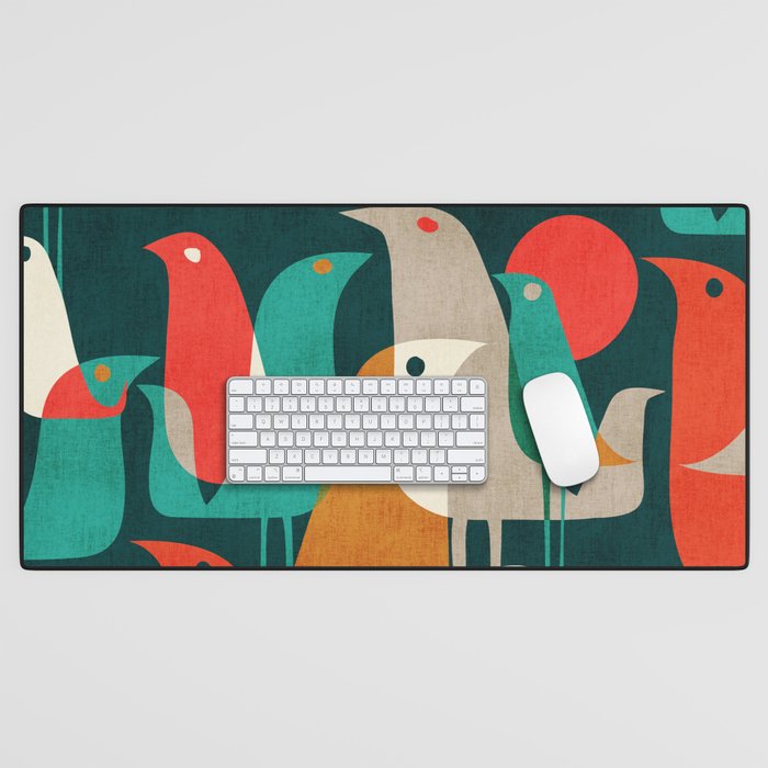 Flock of Birds Desk Mat Gallery Image 1