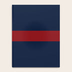 Navy Red Horizontal Bar Notebook Gallery Image 4