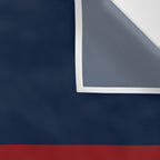 Navy Red Horizontal Bar Wall Tapestry Gallery Image 3