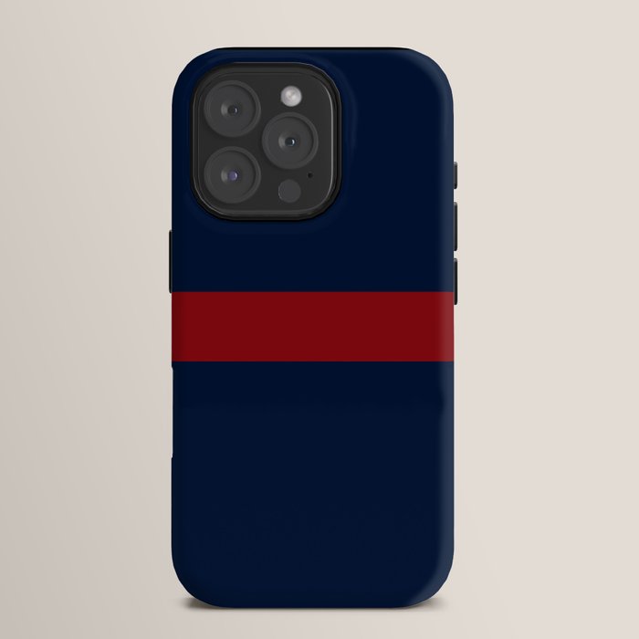 Navy Red Horizontal Bar iPhone Case Gallery Image 15