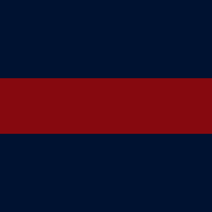 Navy Red Horizontal Bar Coffee Mug Gallery Image 2