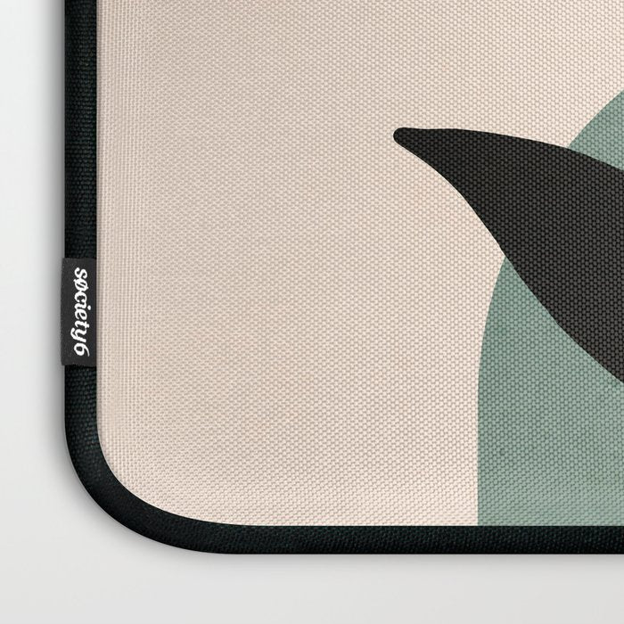 Abstract Art Tropical Leaf 16 Laptop Sleeve Gallery Image 3