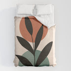 Abstract Art Tropical Leaf 16 Duvet Cover Gallery Image 6