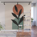 Abstract Art Tropical Leaf 16 Wall Mural Gallery Image 1