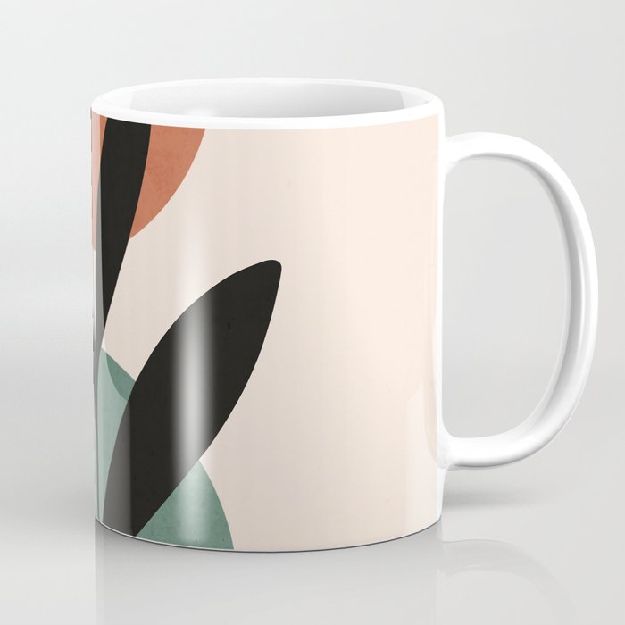 Abstract Art Tropical Leaf 16 Coffee Mug Gallery Image 1