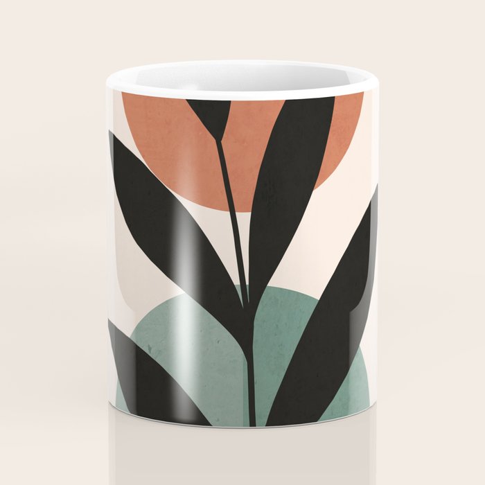 Abstract Art Tropical Leaf 16 Coffee Mug Gallery Image 4