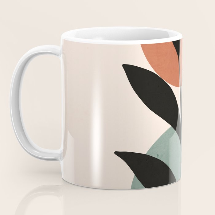Abstract Art Tropical Leaf 16 Coffee Mug Gallery Image 3
