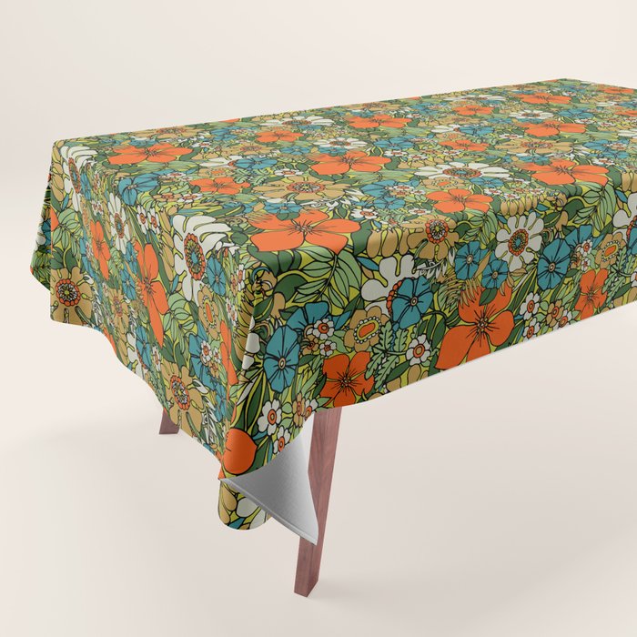 70s Plate Tablecloth Gallery Image 1