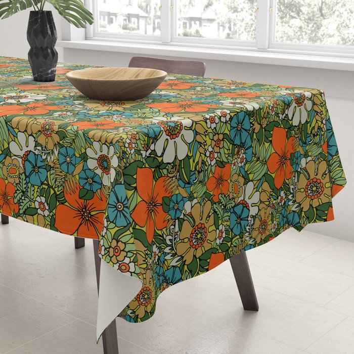 70s Plate Tablecloth Gallery Image 3
